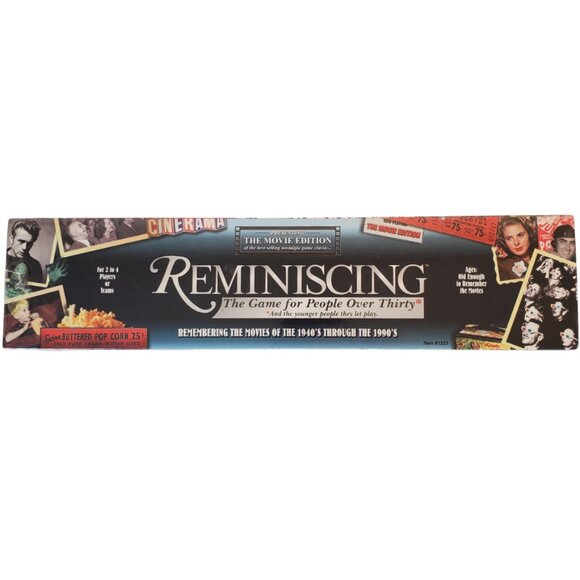 Reminiscing The Movie Edition 1940s To 1990s Family Board Game. New Sealed - Picture 3 of 3